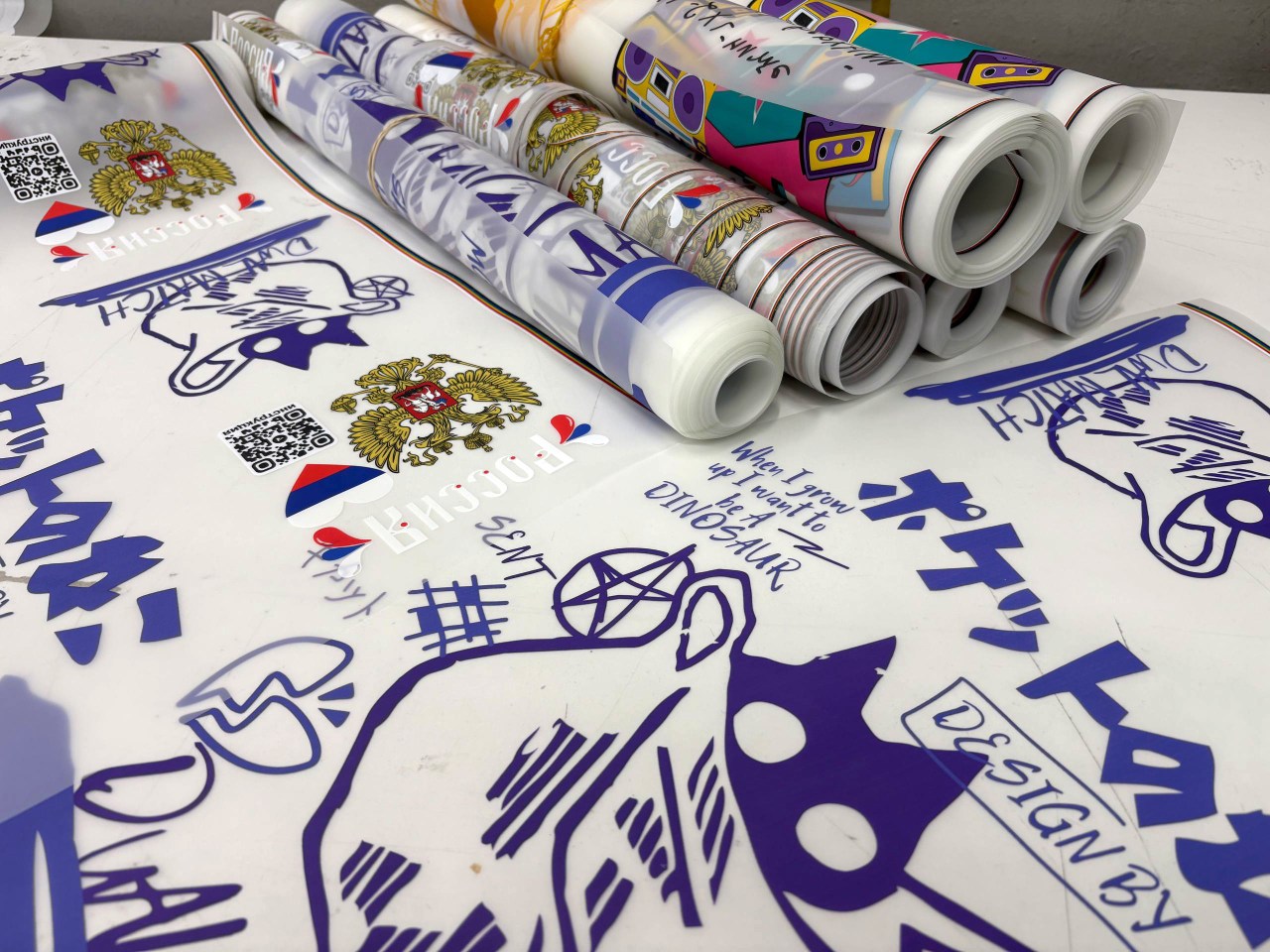 Печать DTF-термонаклеек для селлера маркетплейсов