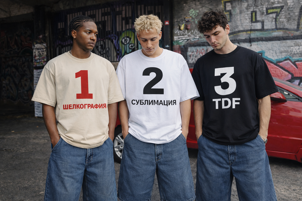 Сравнение методов печати на футболках: шелкография, термоперенос и DTF — полный экспертный разбор