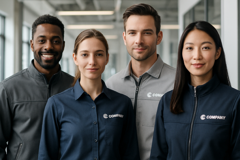 Рабочая униформа: как нанести логотип на спецодежду