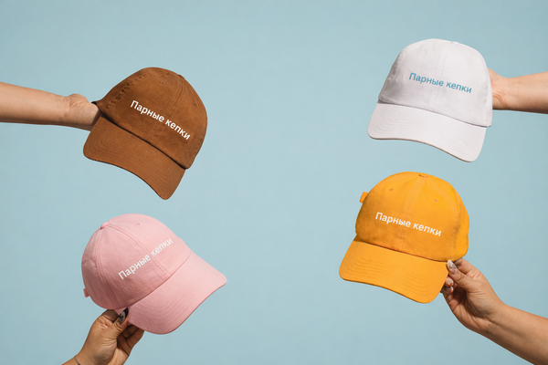  Парные кепки с надписью для пар, друзей и семьи — особенности выбора и печати